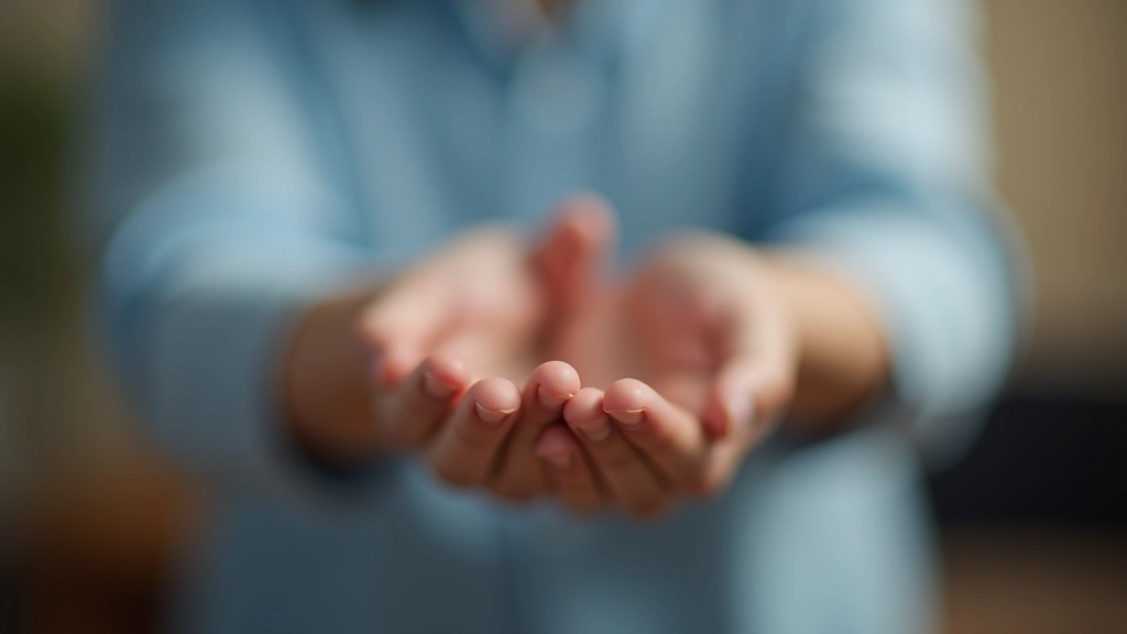 Mains guidant une autre personne, symbolisant le soutien et l'accompagnement lors de transitions